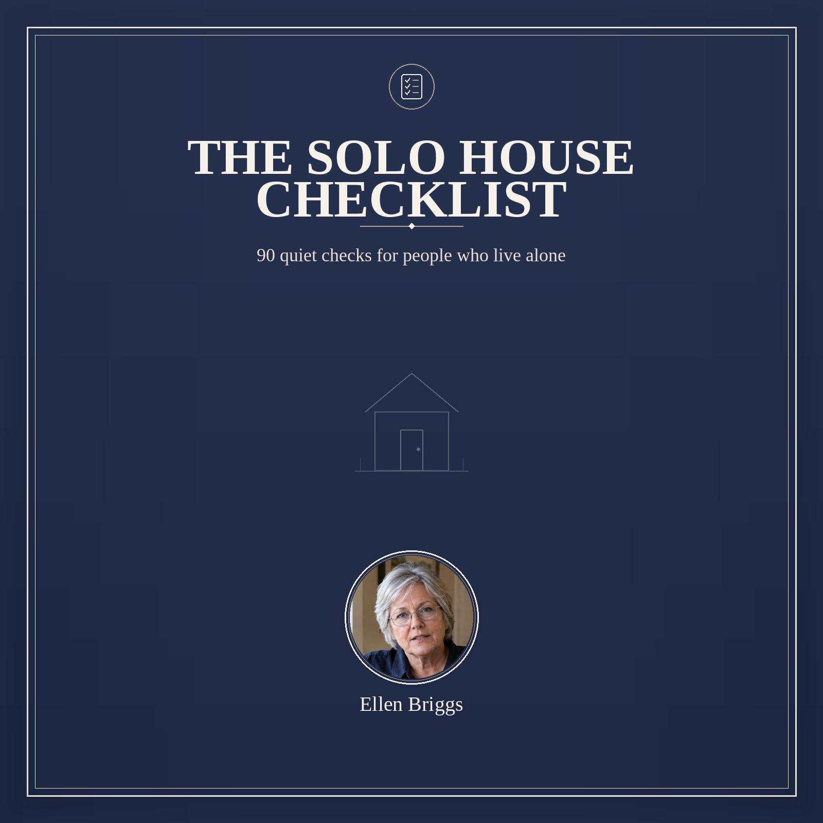 The Solo House Checklist cover by Ellen Briggs